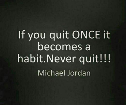 اگر یکبار تسلیم شی.. برات یه عادت می‌شه!. پس هیچوقت تسلیم نشو/